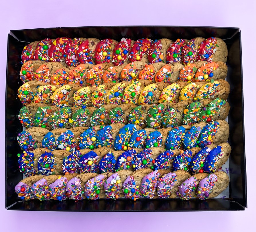 Make Every Day a Celebration with Our Rainbow Confetti Cookies 77 cookies